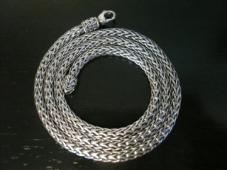 John Hardy Slim Woven Chain Necklace