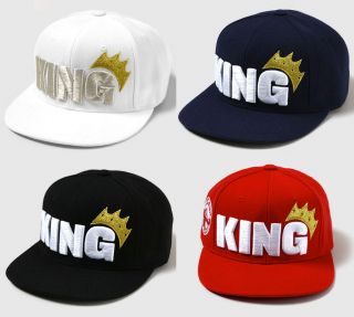 New King Ball Cap Hat Flat Adjustable Snapback Big Bang Hyuna KPOP