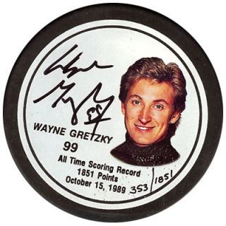 Signed Los Angeles Kings Hockey Puck PSA DNA Certified