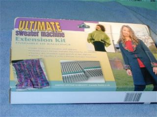 New Ultimate Sweater Machine Extension Kit Bond America 02014 9