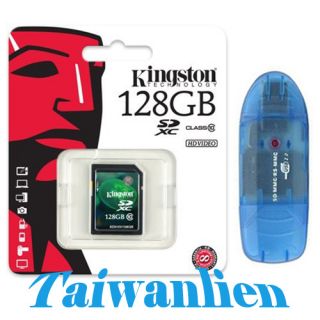Kingston 128GB 128G Class 10 HD Video SD SDHC SDXC Flash Memory Card R