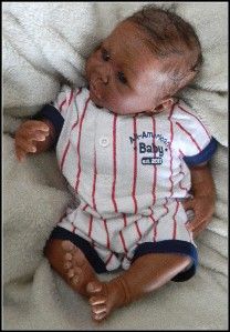 Ethnic Reborn Baby Boy from The Kinsey Kit by Denise Pratt