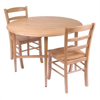 Winsome Basics Drop Leaf Kitchen Table Chair Set 34342