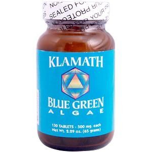 Klamath Blue Green Algae Klamath Blue Green Algae 500mg 130 Tab