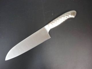 Japanese Santoku Kitchin Knife 170mm Stainless Handle