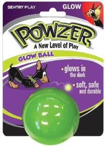 Powzer Soft Glow in The Dark Ball Dog Fetch Toy 2 25 07085