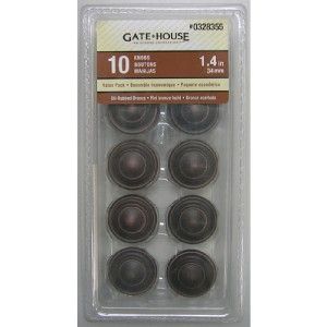 Gatehouse 10 Pack Oil Rubbed Bronze Cabinet Knobs New Factory SEALED