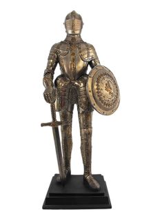 Scratch and Dent` Medieval Knight in Armor Statue Figure Armour