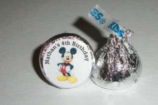 Mouse Clubhouse Birthday Party Favors Hershey Kiss Labels