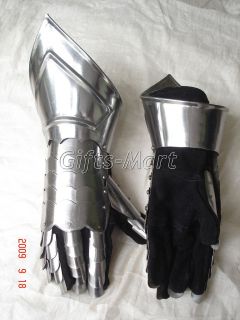 Knight Gauntlets Functional Armor Gloves, Reenactment Gauntlet MLT EHS