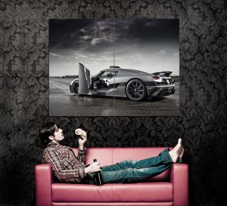 XD2482 Koenigsegg Agera Track Supercar Car Huge Wall Poster