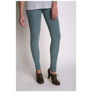 Anthropologie Damsel Cable Knit Leggings Grey s M