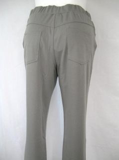 City Hearts Size 2X Straight Knit Pant with Four Pockets in Gray