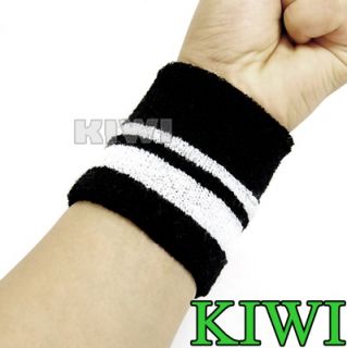 Pair High Quality Stylish Sporty Wristband Stylish design with white