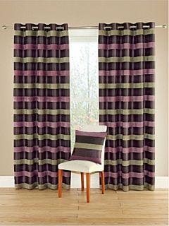 Casino curtains in aubergine   