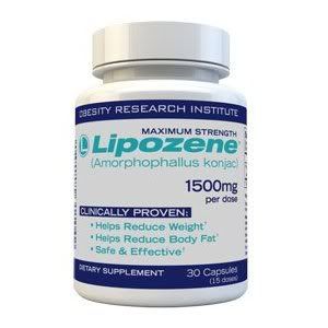 Lipozene Maximum Strength 1500mg 30 Capsules Diet Weight Loss Pills