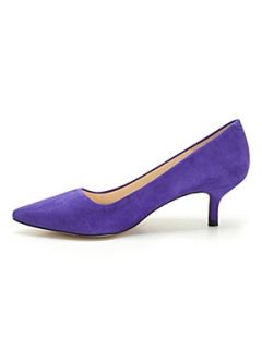 Mary Portas & Clarks La Aurelie Suede Court Shoes Violet   