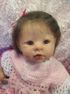 Krista Linda Murray Helen Jalland Reborn Baby Girl Doll 3 4 Limbs OOAK