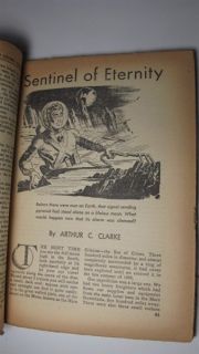 1951 ARTHUR C. CLARKE SENTINEL 10 STORY FANTASY 2001 SPACE ODYSSEY