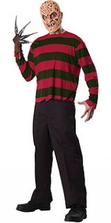 Freddy Krueger Mask Sweater Fancy Dress Costume
