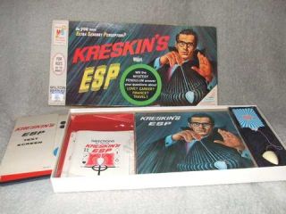 Old Vintage Great Kreskins ESP Game by Milton Bradley