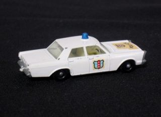 RARE Car Lesney Matchbox Ford Galaxie Police C D No 55 59