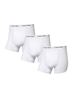 Calvin Klein 3 pack stretch boxer trunk White   