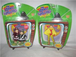 Krofft Superstars 2 Pak Set Electra Woman Cling Clang New