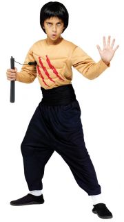 Bruce Lee Kung Fu Master Kids Costume