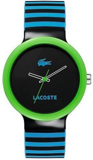New Lacoste 2020006 Sport Collection Goa Striped Dial Ladies Watch