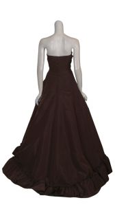 Oscar de La Renta Silk Eve Ball Gown Dress $9800 6 New