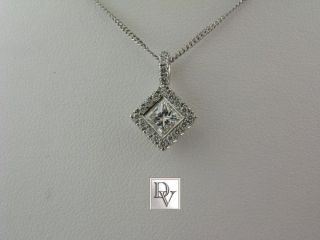 New Ladies Kwiat Platinum 67 Diamonds Pendant Necklace