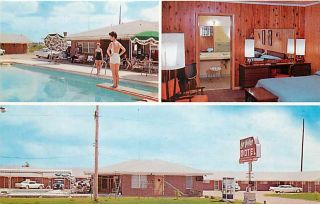 AR, Lake Village, Arkansas, La Villa Motel, Pool, Multi View, Dexter