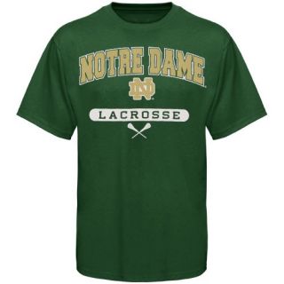Russell Notre Dame Fighting Irish Kelly Green Lacrosse T Shirt