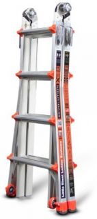 17 1A Revolution XE Little Giant Ladder 12017 w Wheels