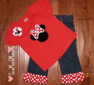 Custom Personalized Disney Minnie Mouse Mickey T Shirt Shorts Capris