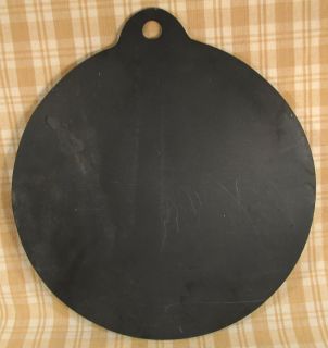 Vintage Round Slate Bread Board from Kutztown Pennsylvania