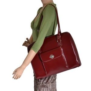 McKlein Marycrest Ladies 15 4 Leather Laptop Tote Bag Limited Edition