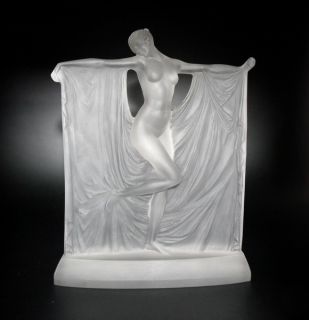 Rene Lalique Glass Suzanne Statuette