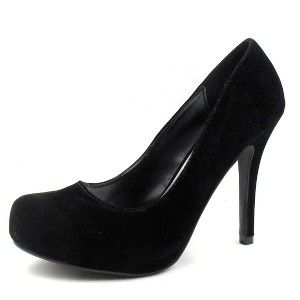 Stiletto Pumps Womens Shoes Black Lami 8US 38 5EU 6AU
