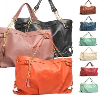 New Womens Leather Handbag Tote Bag Shoulder Bag Ladies Fashion Korea