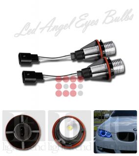 Eye Head Light Halo Ring LED Bulbs 10K Sky Blue Auto Day Lamps