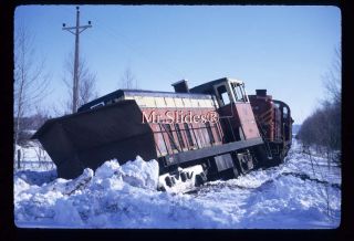 Original Slide St. Johnsbury & Lamoille County GE70T Wreck In 1973/E