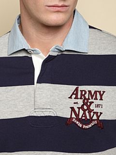 Howick The King`s stripe rugby Navy   