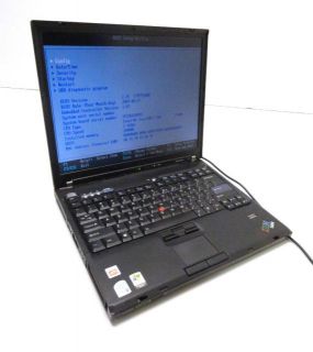 4X IBM Lenovo T60 14 1 Laptops 2 16GHz Core 2 Duo 2GB PC2 5300