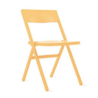 Alessi Lamm Piana Folding Chair Yellow Set of 2 Modern DWR Design