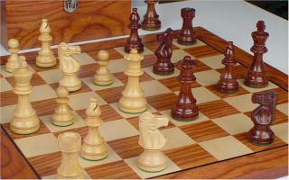 Lardy Chess Set Rosewood 3 75 Rosewood Board Box