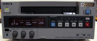 Sony DSR 20 MiniDV DVCAM Digital Player Recorder VCR Deck Works Great