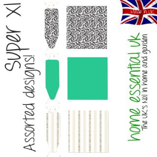 Minky Super Extra Large Drawstring Ironing Board Cover Assorted 135cm