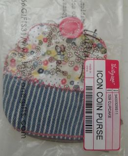 Thirty One Gifts ICON COIN PURSE Cupcake RETIRED & RARE Print FREE